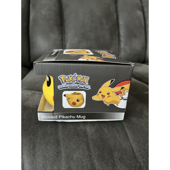 2016 Nintendo Pokemon Pikachu 3D Molded Coffee Cup Mug 16Oz. Just Funky NEW!!! - Picture 3 of 6